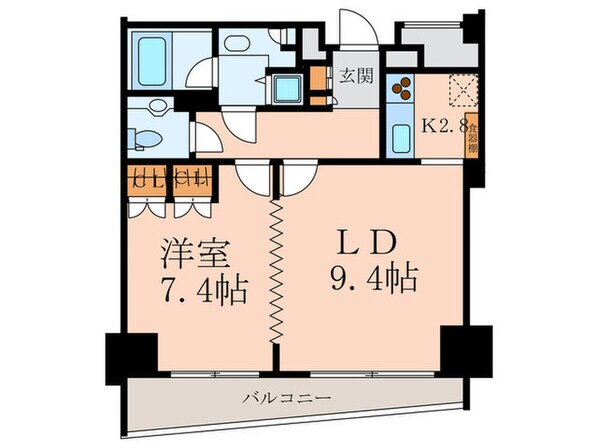 ｲﾄ-ﾋﾟｱ広尾ﾋﾙｽﾞｸﾛ-ﾁｪ(804)の物件間取画像